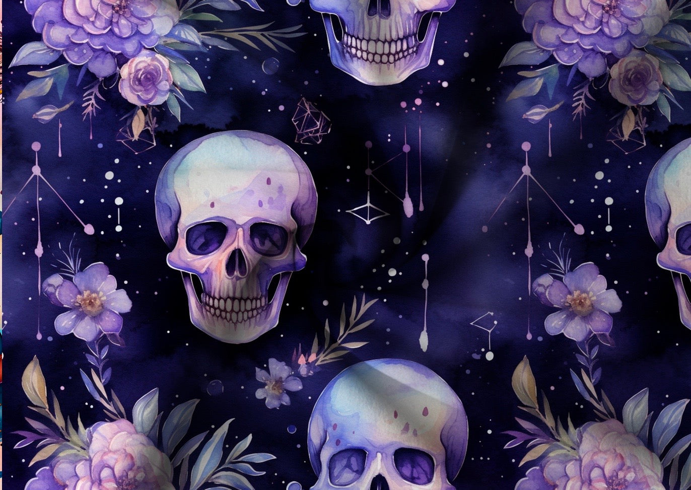 Violett Skull Halloween